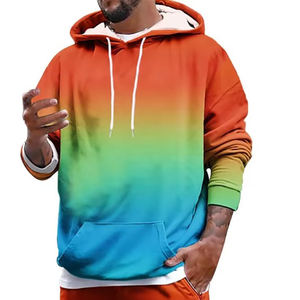 2025 nouveau Design hommes survêtement Sublimation couleur unie polaire pull pull extérieur Sublimation survêtements - Product Image 5