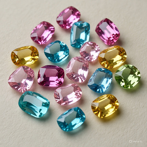 อัญมณีกึ่งผสมขนาด60กะรัตหินหลายสีขนาด3-15มม. - Product Image 4