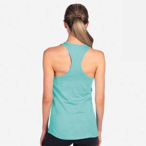 Débardeur à dos nageur Next Level Apparel N1533 60% coton 40% polyester Débardeur à dos nageur en coton personnalisé Col haut décontracté Côtelé ajusté - Product Image 4