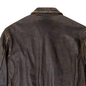 Chaqueta de Piloto de Cuero Unisex, Diseño Clásico de Aviador, Transpirable, Ecológica, Estilo Urbano para Actividades al Aire Libre en Invierno - Product Image 2