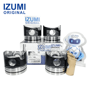 Kit de piston IZUMI ORIGINAL avec axe et bague de retenue, ensemble piston et segments ISUZU 4HG1 pour camion ELF NPR 4570CC DIESEL, camion, bus, chariot élévateur - Product Image 1