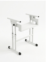 Bureau d'étude moderne et durable pour étudiants, plateau en bois, pieds en métal, hauteur réglable, table d'étude pour l'école, mobilier scolaire ARSU