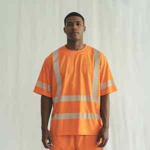 Reflective <b>Shirt</b> <b>Men</b> Women Safety Workwear High Visibility Breathable Lightweight Durable Reflective <b>T</b>-<b>Shirt</b> - Product Image 1