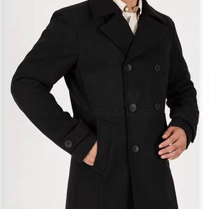 2025 couleur unie tenue décontracté hommes caban Top vente nouveau à la mode de haute qualité confortable hiver caban - Product Image 4