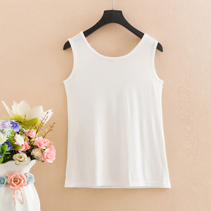Custom Hot Selling Plus Size Women's Tank <b>Tops</b> Solid Custom Color Crew Neck Tank <b>Top</b> For Women - Product Image 4
