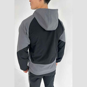 Nouveauté Logo personnalisé Ensemble de jogging 2 pièces Veste coupe-vent réfléchissante Survêtement pour hommes Streetwear hiver Survêtements - Product Image 5