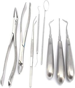 Kit de Fórceps y Elevadores para Extracciones Dentales, con 1 Dique de Goma, Manual, Certificado CE, Excelente Calidad, por Surgi Right - Product Image 1