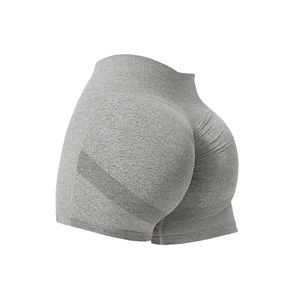 2025 Short de sport personnalisé à la mode Sports Fitness Workout Yoga Couleur unie et sublimé Plus Size en Spandex/Nylon - Product Image 6