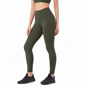 Leggings de yoga taille haute personnalisés en gros pantalons de fitness pour femmes en spandex tricoté à séchage rapide respirant de haute qualité - Product Image 6