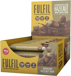Barres protéinées et vitaminées Fulfil (15 x 40g) — Saveur Chocolat Noisette Fouettée - Product Image 4