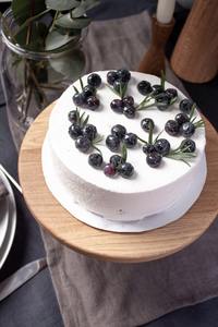 Soporte para Tartas de Acacia con logotipo personalizado-OEM/ODM para panaderías y marcas - Product Image 2