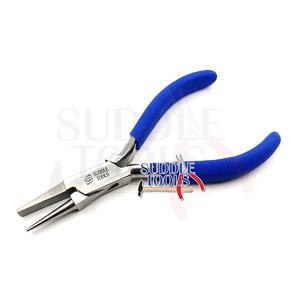 คีมปลายแบนสแตนเลสขนาด 130 มม. สภาพใหม่ พร้อมปากคีมแบบแบนและกลม สำหรับงาน DIY เครื่องประดับ นาฬิกา สร้อยข้อมือ เครื่องมือปรับแต่ง D - Product Image 2