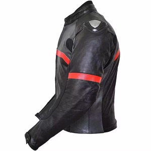 2025 nueva venta al por mayor de chaqueta de manga larga para hombre, chaqueta de invierno de cuero para moto de carreras para hombre - Product Image 4