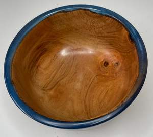 Bol en résine en bois moderne et tendance Artisan fait à la main centre de table élégante cuisine affichage à la maison - Product Image 5