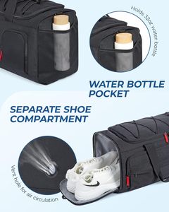 Bolsa de lona de gimnasio impermeable personalizada profesional para hombres deportes al aire libre y viajes senderismo mochila accesorio de ropa deportiva - Product Image 4