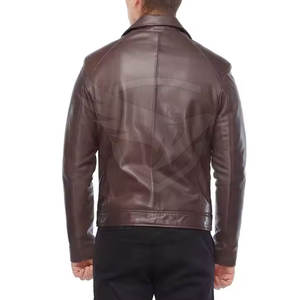 Bon marché Vestes en cuir pour hommes Nouvel arrivage Vestes en cuir pour hommes Veste d'hiver en cuir de couleur personnalisée - Product Image 3