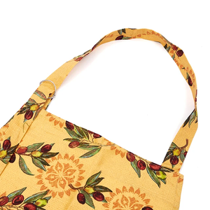 Delantal con logotipo personalizado de algodón y lino para restaurante, cafeterías, limpieza de Chef, delantales personalizados de cocina con bolsillo para barbería, herramienta de jardín - Product Image 5