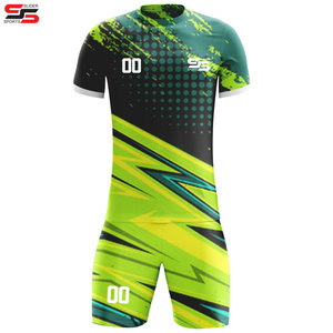 High Quality Full <b>Set</b> Football Jersey Quick Dry Heat-Transfer Printed Fabric Soccer Uniform Summer Sleeveless Unisex - Product Image 1