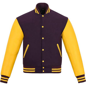 Mens Casual Sports Varsity Jacket Fashion Hooded Letterman Jackets - Product Image 4
