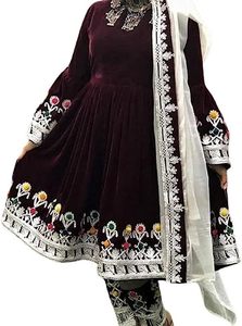 Vestido Tribal Étnico Vintage Kuchi Afgano/Pakistaní para Fiesta, Tradicional, con Logotipo Personalizado, Color Personalizado, Vestido de Mujer 3036 de Alta Calidad - Product Image 3