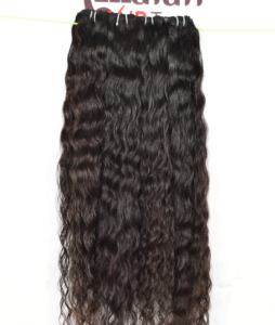 Extensions de cheveux humains vierges bruts indiens non traités, lots de cheveux Bodywave couleur naturelle, ondulations profondes lâches, tissées à la machine au Vietnam, extensions à bandes adhésives - Product Image 4