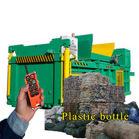 Presse à balles horizontale pour déchets plastiques Presse à balles hydraulique horizontale pour bouteilles PET Compacteur