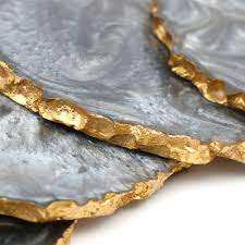 Sous-verres en résine de style classique, carrés et ronds, isolants thermiques pour boissons, bière, café, thé - Toutes les couleurs et tailles disponibles - Product Image 6