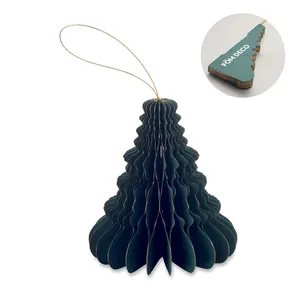 HARMOTREE Boules de Noël et décorations suspendues pour arbre de Noël, écologiques, en papier recyclé, faites à la main - Product Image 3