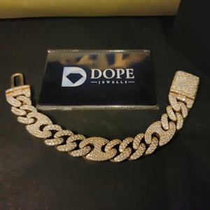 Pulsera de Diamantes Cultivados en Laboratorio para Mujer, Estilo Hip Hop, en Oro Sólido de 14 Quilates con Diseño Exclusivo, 12 Quilates, Certificado IGI, para Cada Regalo - Product Image 6