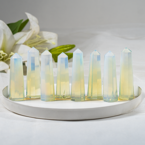 Hermoso y Espectacular Obelisco/Torre de Cristal de Ópalo de Grado AAA Premium de 1 kg, Cristales Curativos para Prácticas Espirituales y Decoración - Product Image 2