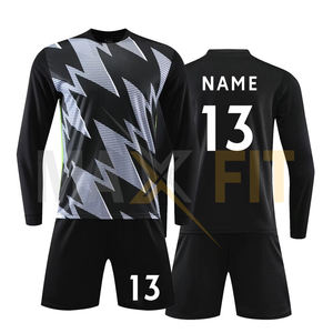 Uniforme de fútbol para hombre y niño, Kits de fútbol de manga larga, conjunto de camisetas de fútbol para adultos, uniformes de entrenamiento para hombre - Product Image 3
