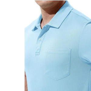 Polos para hombre 100% poliéster Ropa deportiva de alta calidad Polo de golf Camiseta con logotipo personalizado para hombre - Product Image 3