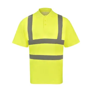 Polo Personalizzata in Policotone ad Alta Visibilità per Merchandising Promozionale - Product Image 1