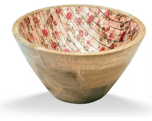 Juego de cuchara para servir de madera de acacia de resina grande, estilo antiguo, Hotel, hogar, restaurante, uso, el mejor juego de cuchara para servir de cuenco de madera - Product Image 6