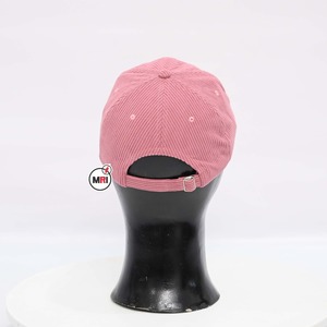 Casquette de baseball en velours côtelé 6 panneaux simple couleur unie à la mode imperméable Dobby sport automne hiver femmes/hommes chapeau vente en gros - Product Image 3