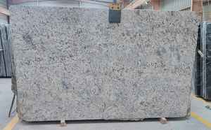 Superficie de piedra de losa grande pulida con diseño de flor azul moderno - Product Image 5