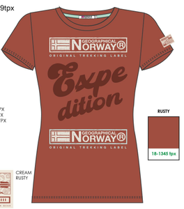 T-shirt d'été de luxe de qualité supérieure pour femmes Design imprimé écologique - Product Image 2