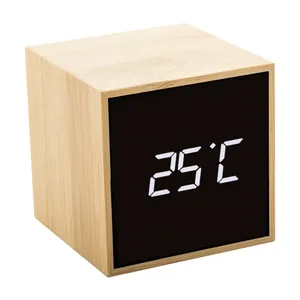Boolarm Bamboo Alarm <b>Clock</b> Sustainable <b>Desk</b> & Table <b>Clocks</b> - Product Image 5