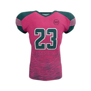 ชุดฟุตบอลอเมริกันขายดีที่สุด สไตล์ล่าสุด ระบายอากาศได้ดี ไซส์ใหญ่ แขนสั้น แห้งเร็ว สำหรับผู้ใหญ่ - Product Image 3