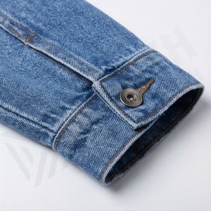 Vestes en jean respirantes sur mesure pour femmes, vêtements d'extérieur délavés, rembourrage en coton, nouvelle mode, service OEM, manteau d'hiver, streetwear - Product Image 6