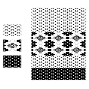 Carreaux muraux intérieurs en céramique émaillée bicolore 30x45cm - Product Image 4