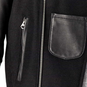 Veste d'hiver respirante et coupe-vent en jean et cuir pour homme, style motard, nouvelle conception personnalisée, la plus vendue en 2025 - Product Image 5