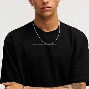 Camisetas geniales con hombros caídos de 240g y 280g, ropa de calle de calidad personalizada, camiseta de gran tamaño para hombre, la mejor Camiseta de algodón de peso pesado para hombre - Product Image 6