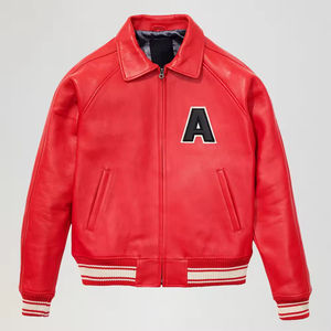 Leather Baseball <b>Jackets</b> Varsity Letterman <b>Jacket</b> Custom Embroidery Logo Blank Varsity <b>Jacket</b> for <b>man</b> - Product Image 3