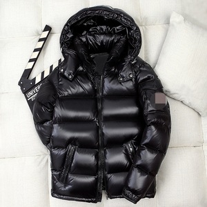 Dernier design, veste matelassée unisexe brillante et fine à col montant, personnalisable, respirante, séchage rapide, lourde, vêtement d'extérieur d'hiver - Product Image 5