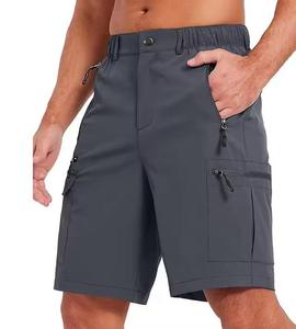 Pantalones Cortos Cargo de Senderismo para Hombre con 6 Bolsillos, Elásticos, Ligeros, Gruesos, Personalizados, para Viajes y Pesca - Product Image 1