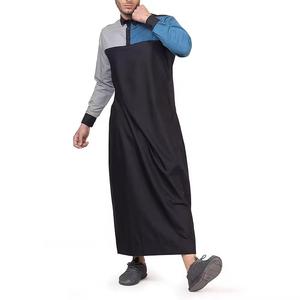 Premium Emirati Thobe Marrón Lujo Kandura Tradicional Árabe Desgaste Elegante Hombre Jubba Suave - Product Image 5