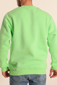 Alta calidad de Cuello redondo en Blanco polar sudadera de gran tamaño fabricante en relieve 400 GSM sudaderas logotipo personalizado - Product Image 2