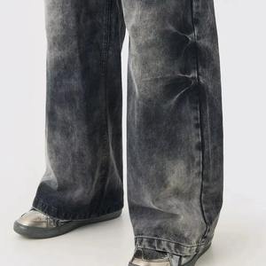 กางเกงลำลองผู้ชายแบบสั่งตัดรุ่นใหม่ปี 2025 คุณภาพสูง ผ้าแคนวาสเนื้อปานกลาง ล้างสีแบบ Acid Wash ระบายอากาศได้ดี ผ้าฝ้าย 100% - Product Image 6