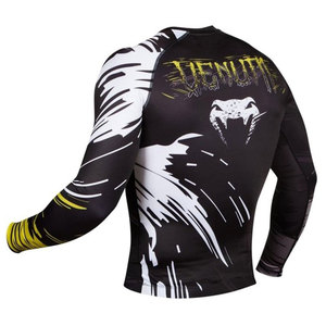 MMA BJJ Formation Rash Guard Personnalisé HD Imprimé Sublimé Compression Chemise Respirant Anti-UV Fit pour Jiu Jitsu Kimono Jiu Jitsu - Product Image 4